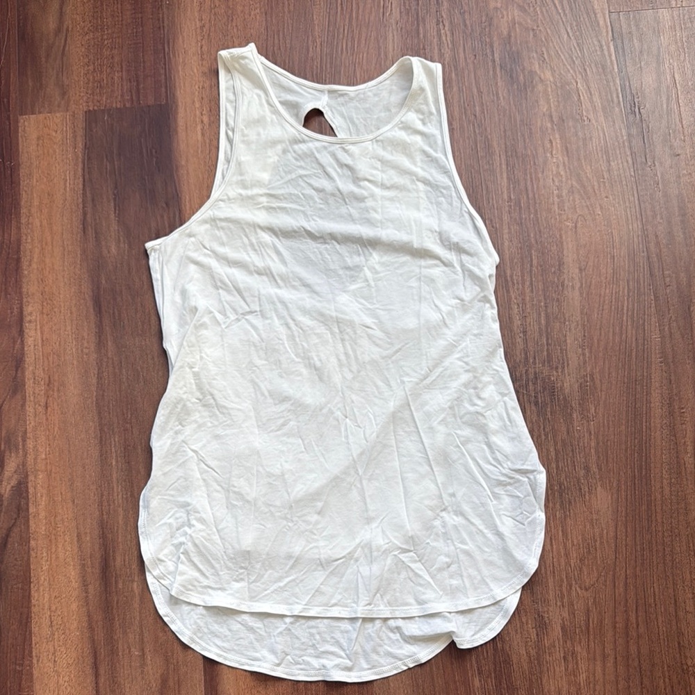 White Sleeveless Women's Top